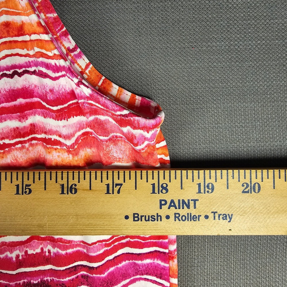 Tommy Bahama  Rainbow Hi Neck Spa Dress L Paradise Coral Pink Orange SS500031 - Picture 4 of 7